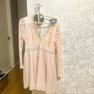 Pink Lace Dress